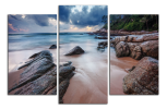 Obraz na plátně Pláž a kameny