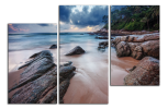 Obraz na plátně Pláž a kameny