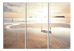 Obraz na plátně Západ na pláži