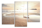 Obraz na plátně Západ na pláži