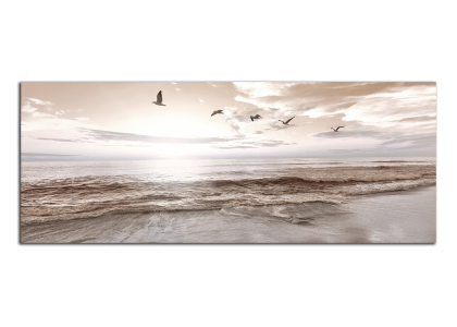 Západ slunce na pláži