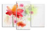 Obraz na plátně Kvety abstrakt