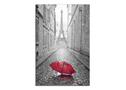 Eiffelovka a deštník