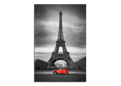 Eiffelovka a auto